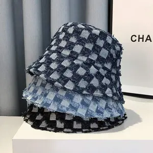 Denim Pattern Bucket Hat