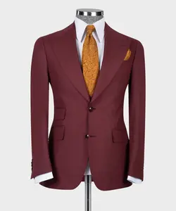Maroon 3-Piece Suit – Bold, Refined & Unapologetically Stylish