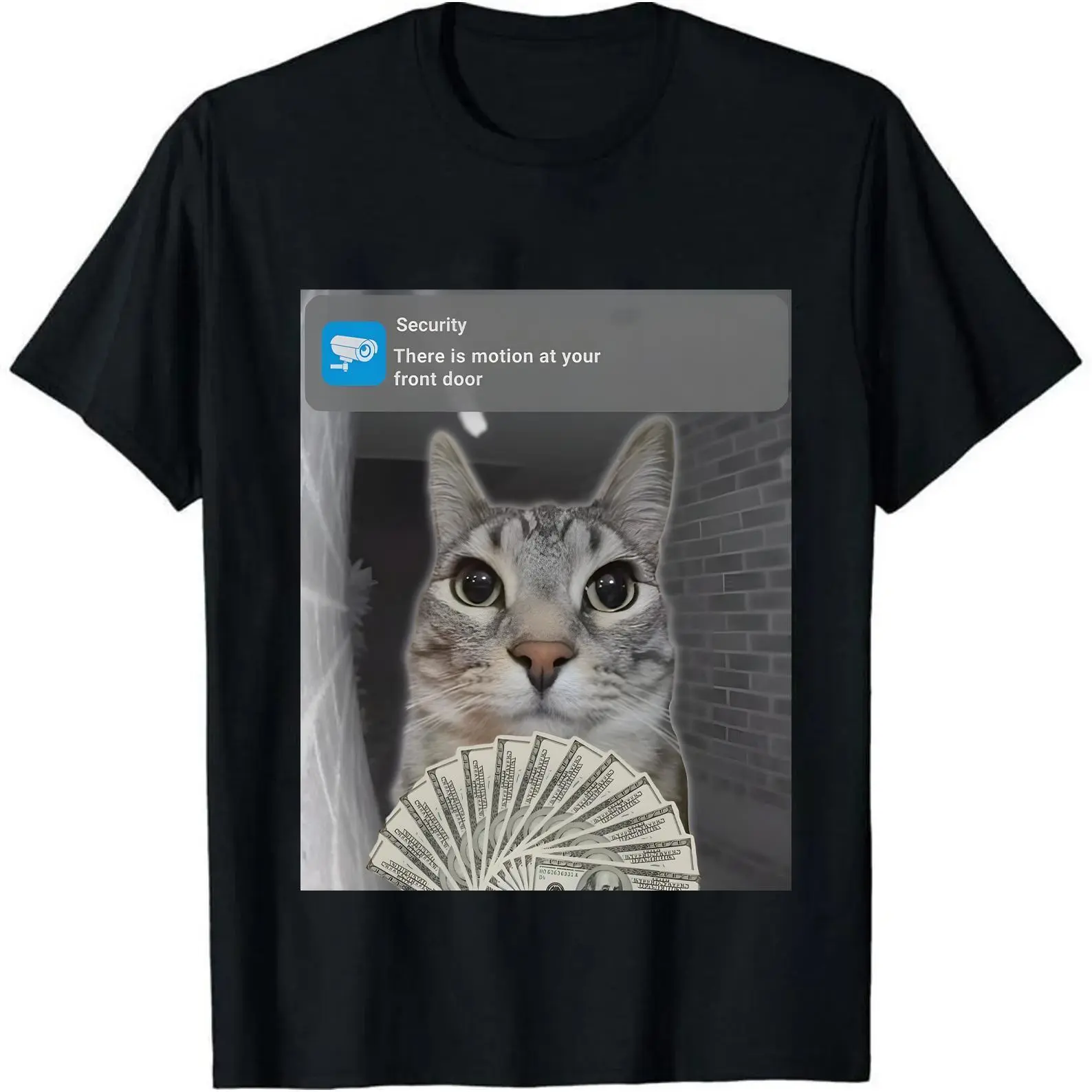 Ring Cat with Motion Meme - Funny Cat Shirt, Parody Tees, Funny Cat, Cat Meme, Meme Shirts, Shitpost Shirt, Silly Shirts Menswear Oversized, Adult funny T-shirt, Gift for Woman and Man