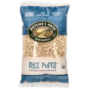 Nature's Path Organic Rice Puffs Cereal, 6 oz (170 g) Nature's Path Organic Rice Puffs Cereal, 6 oz (170 g)