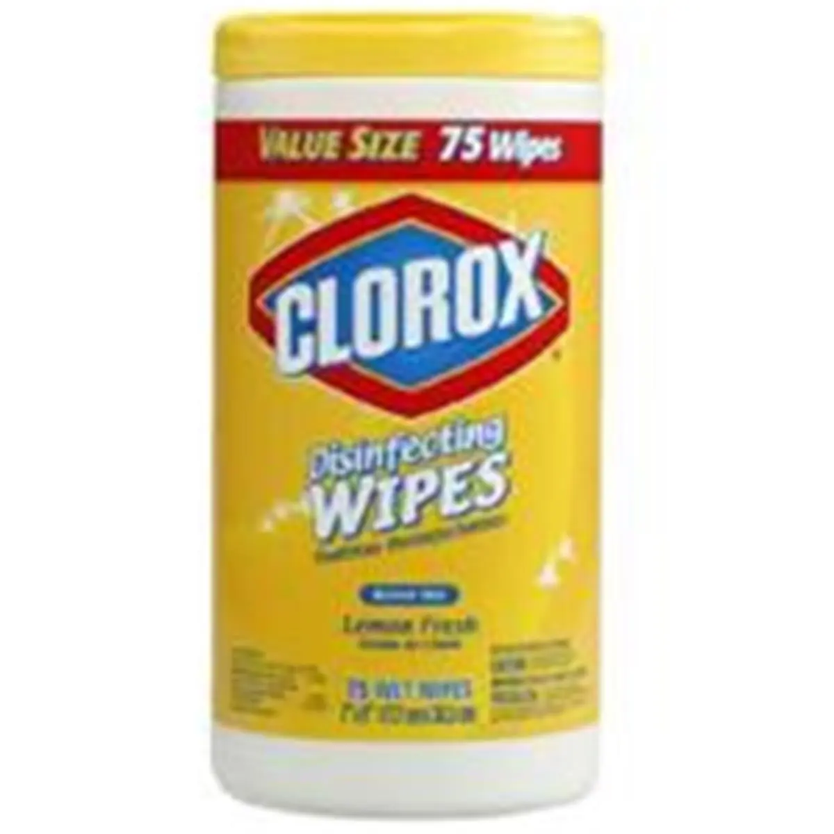 Clorox 212 MAIN Pre-Moistened Scented Disinfecting Wipes, Lemon Fresh, 75Ct, Household Cleaning Wipes (1628 Model)