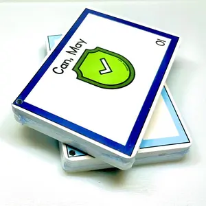 Mandarin Chinese Adult Learning Cards 100 Words HSK 1-3 with Pinyin and English/Spanish Translations