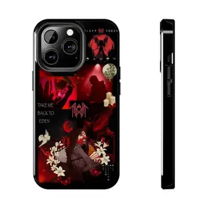Retro Sleep Token Durable Phone Case, Takes Me Back to Eden, Compatible with iPhone 17/16/15/14/13/12/11 Pro Max/Plus and Samsung Galaxy S23FE/22/23/24/25, Fan Gift MP05
