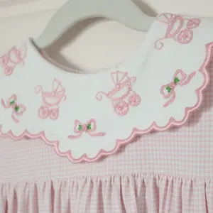 Pink Carriage & Bows Big Sister Dress