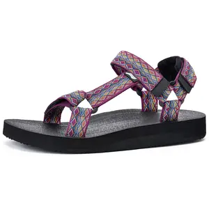 Women 's Hiking Sandals Sport with Arch Support Original Sport Yoga Mat Insole Lightweight Outdoor Water Shoes for Hiking Yoga Comfort SKID RESISTANT Hook & Loop Design