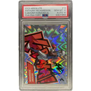 Anthony Richardson - 2023 Panini Absolute Kaboom Rookie On-Card Autograph - PSA Graded Trading Card