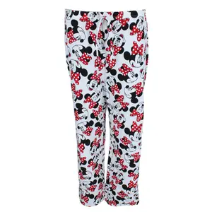 Jerry Leigh Women's Minnie Mouse Bow Toss Soft Pants