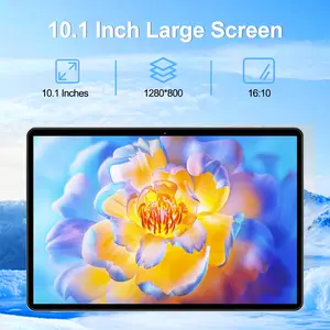 2-In-1 Android 15 Series WiFi Tablet, Keyboard/mouse/cover/pen Included, 10.1 Inch IPS Screen, 4GB RAM, 32GB Storage, Dual Cameras, WiFi 6