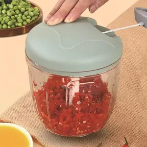 2Pcs Manual Garlic Chopper, Multifunctional Mini Garlic Grinder, Garlic Grinder Masher Onion Chopper, Meat Chopper, Ice Crusher, Vegetable Food Chopper, Food Processor Kitchen gadget