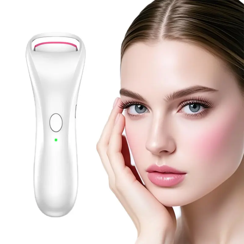 USB Rechargeable Heated Eyelash Curler 2 Adjustable Temperature Electric Lash Curler Long Lasting Eyelash Makeup Tool for Women