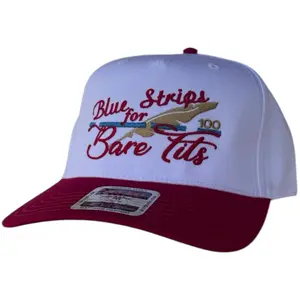 Blue Strips for Bare TTS Hat - Comfortable Fit, Lightweight Design, Ideal for Everyday Wear