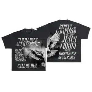 Holy Spirit [Dove] Wrap-Around Tee (Oversized Fit)
