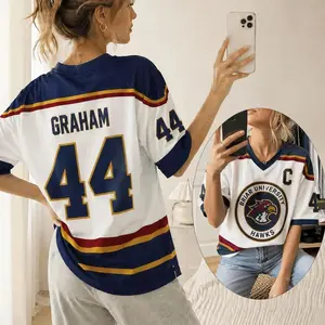 Custom Briar University Jersey Shirt, Campus Style Fan Inspired Sports, Game Day Athletic Streetwear, Book Lover Gift, Graham Di Laurentis