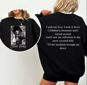 Stevie Nicks - I Took My Love" T-Shirt, Sweatshirt & Hoodie - Classic Rock Fan Apparel, Perfect Gift for Music Lovers and Boho Style Fans