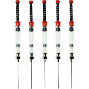 5 Pack Fountain Pen Ink Syringe Filler, Spring Converter with Removable Blunt Needle Tip