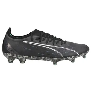 PUMA Mens Ultra Ultimate Soccer Cleats Cleated, Firm Ground, Turf - Black
