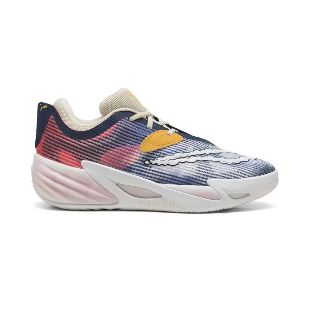 PUMA Mens All-Pro Nitro 2 Hooptopia Basketball Sneakers Shoes - Blue