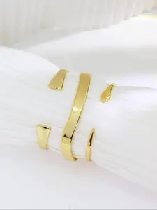 Women's Elegant Geometric Design Cuff Bangle Bracelets, Exquisite Trendy Bracelets, Fashionable Jewelry for Women & Girls for Daily & Party Decor