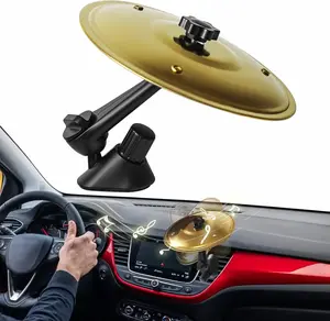 Car Crash Cymbal Air Vent - 2026 Upgrade Mini Car Symbol Drum for Dash, Dashboard Cymbal for Car, Fun for Every Drive, Fits Most Vehicles, Beats Boredom, Turn Traffic into a Jam Session