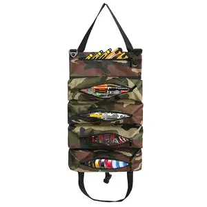 Camouflage Tool Storage Bag, Multi-functional Tool Storage Bag, Roll Up Tool Organizer, Emergency Car Rear Seat Tool Organizer