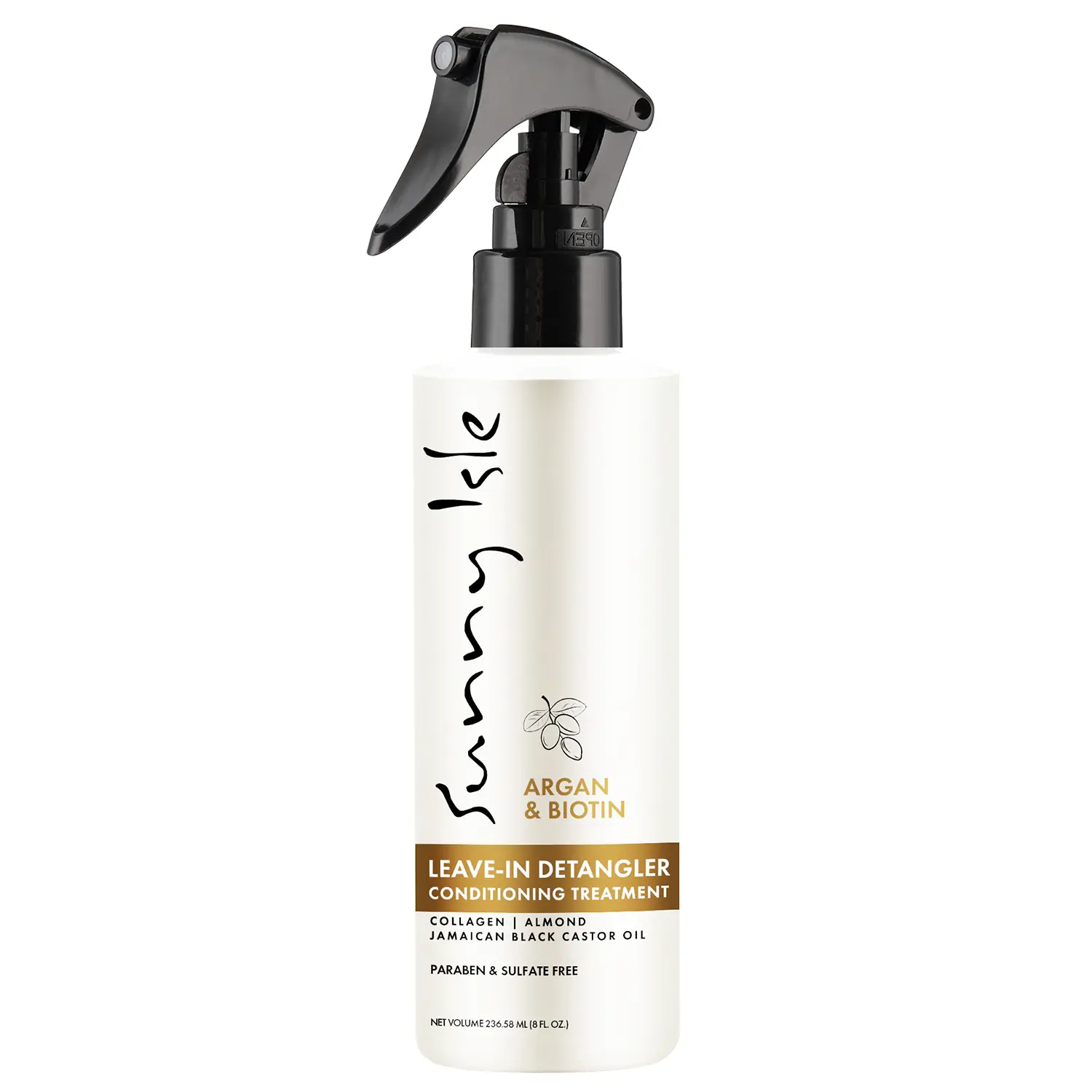 Sunny Isle Argan & Biotin Leave-In Detangler Conditioning Treatment 8oz