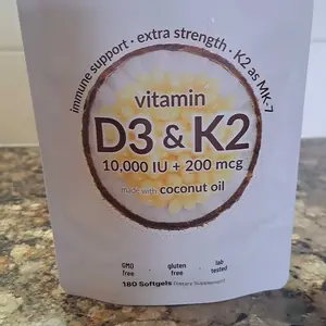 Product Review of Micro Ingredients Vitamin D3 K2 Supplement Softgels from S**a ♓**👸 G**0