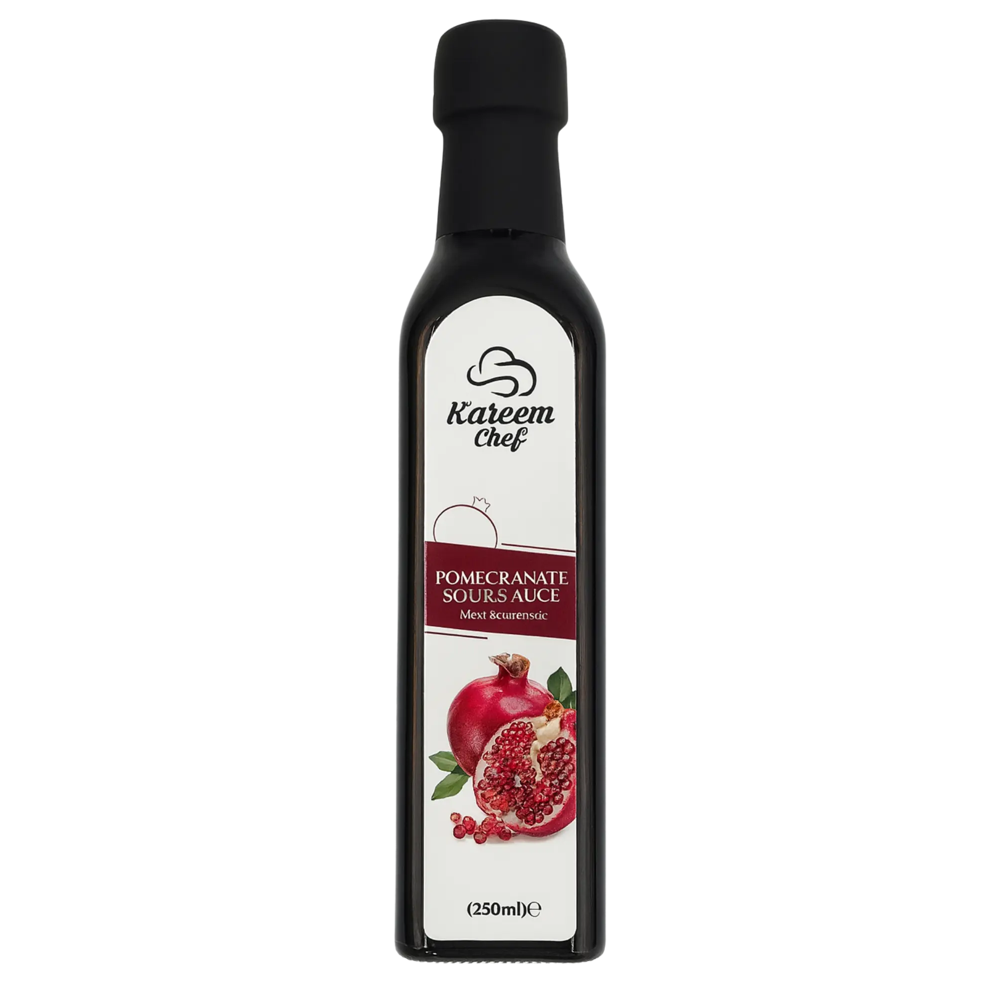 Kareem Chef Sour Pomegranate Sauce 250ml - Rich & Tangy Pomegranate Flavor for Versatile Cooking