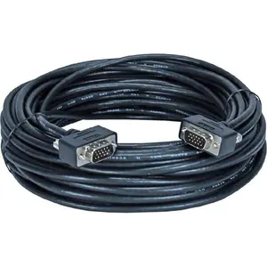 212 MAIN 100' High-Performance Ultra-Thin VGA/QXGA Splitter Cable - Mount-Compatible, HD15 Male Port, Fully Wired, Tri-Shielded Computer Accessory for Cycling, Outdoor Leisure Use
