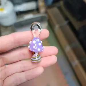 Pink Mushroom Pendant