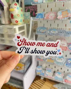 Show Me & I'll Show You Off Campus Sticker, Hockey Romance Sticker, Garrett Graham Sticker, Off Campus Book, Ice Hockey Romance