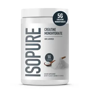 Isopure, Creatine Monohydrate, Unflavored, 1.1 lb, 100 Servings