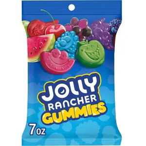 Jolly Rancher, Gummies Assorted Fruit Flavored Candy Bag, 7 Ounce