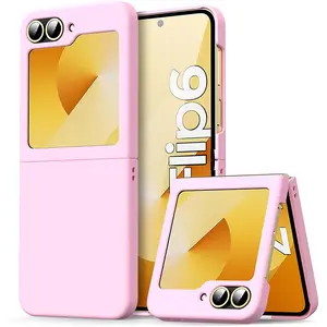 Compatible with Samsung Galaxy Z Flip 6/5/4/3 Phone Case,Liquid Silicone Soft Gel Rubber Bumper, Shockproof Flexible Protective Case for Samsung Galaxy Z Flip 6/5/4/3 5G(2022)  Cover Accessories