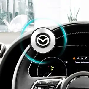 Mazda Compatible Steering Wheel Booster Ball for Easy Driving, 360° Rotation Steering Aid for Cx3 Cx5 Atenza Axela Mx5 Cx30, Car Modification Accessory Vehicle, Car Accessories