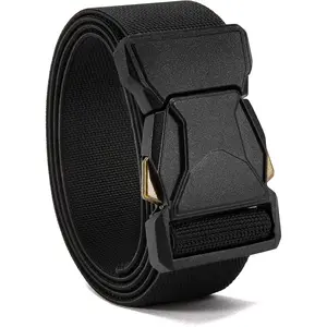 CHAOREN Tactical Belt Men - 1.5" Stretch Belt for Work - Quick Release for Military Casual Jeans EC Hiking