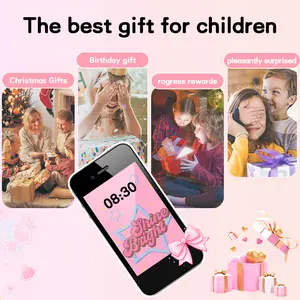 4.5 Inch Dual SIM Smartphone, Mini Smart Phone, 4000mAh Battery Android 14 with 3GB RAM, 64GB Storage, Calling, GPS Bluetooth-compatible WiFi Portable Micro Tiny Mobile Phone