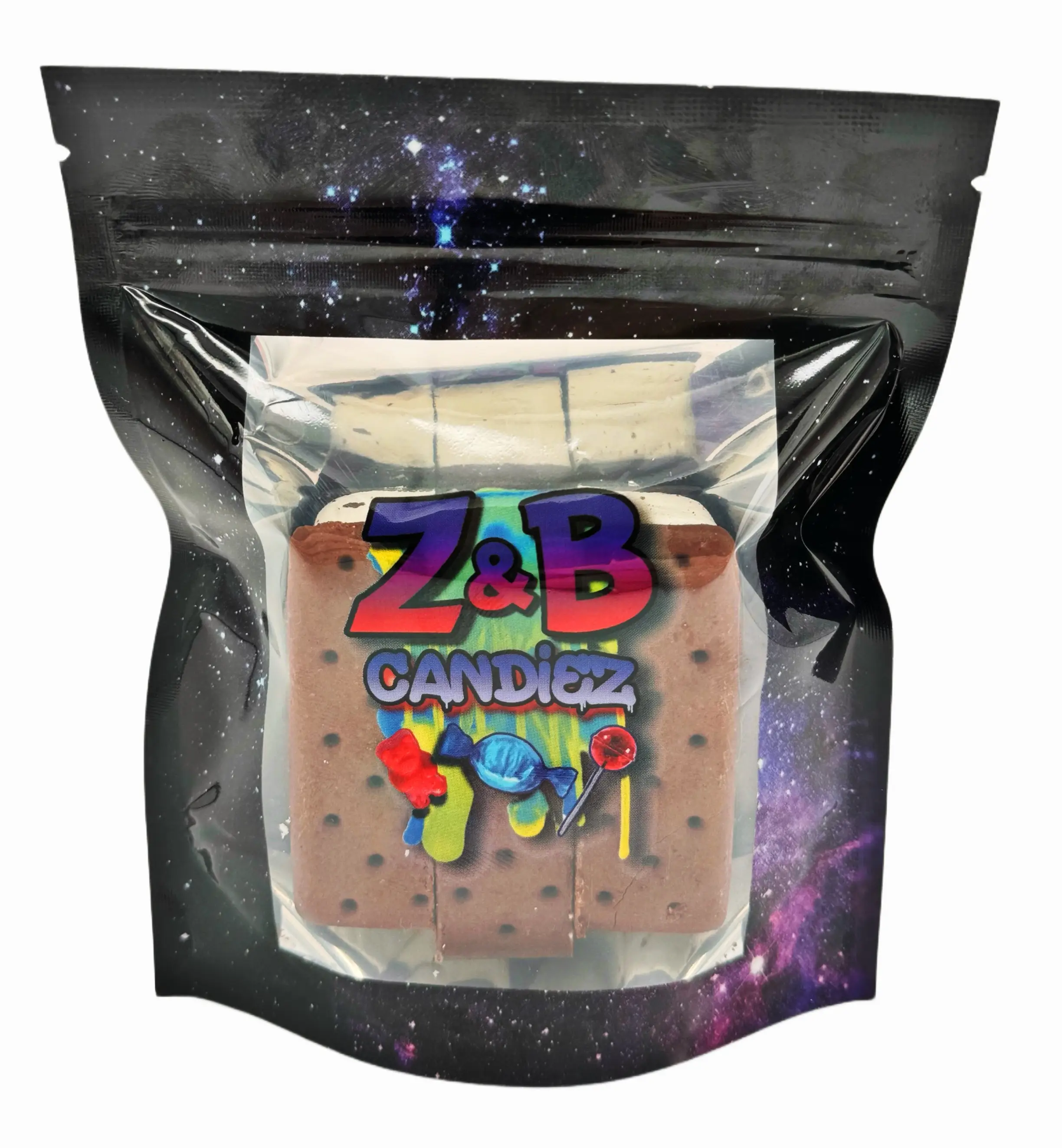 ASTRONAUT SPACE SANDWICH (1 square) (dried freeze ice cream snack) Dessert Cookies