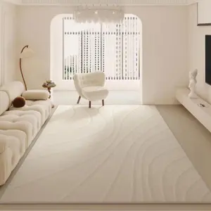 Stripe Pattern Bedside Rug, Modern Indoor Rug, Decorative Area Rug, 1 Count Non-slip Soft Rectangle Floor Mat, Home Decorative Carpet for Living Room Bedroom Study Room Coffee Table