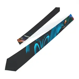 Multi Colored Tie Dyed Necktie - Assorted Colors with Elegant Design for Everyday Wear