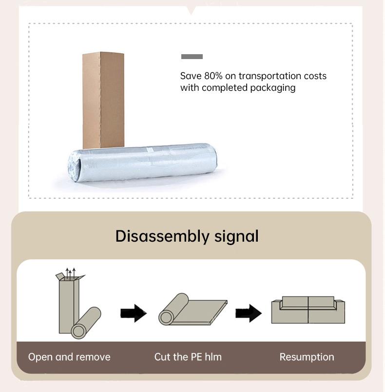 【2 Packages Shipping】135.8"L-Shaped Boneless Sectional Cloud Couch Corduroy Velvet Modular with Chaise No Assembly Required Sofa Living Room Furniture 105.9"