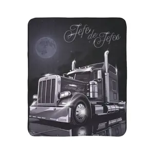 Jefe de jefes Semitruck Fleece Sherpa Blanket