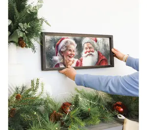 Sincere Surroundings 24" Mrs. Santa Claus Farmhouse Frame