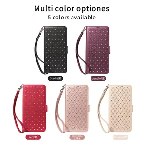 This sparkling, Chanel-inspired flip phone case is perfect for iPhone 17 Pro Max/15 Pro/14 Plus/13/12/11. It features a crossbody strap, lanyard, anti-theft design, SIM card slot, full coverage, and drop protection. It's a high-end new style.