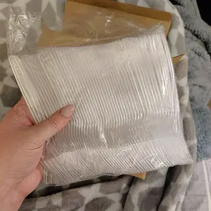 200 Count Plastic Silverware, Heavy Weight Plastic Forks Spoons Disposable Utensils Cutlery Set for Wedding Party Supplies Everyday Use