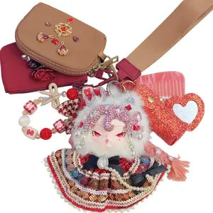 Handmade Wrislet Wallet with Diamond Plush Doll with Cream Glue, Doll DIY – Kosbling Handmade Blind Bag
