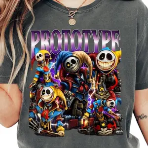The Prototypes Poppy Playtime Chapter 5 T-Shirt Horror Game Fan Tee Gamer Shirt Retro Indie Horror Game Graphic Tee
