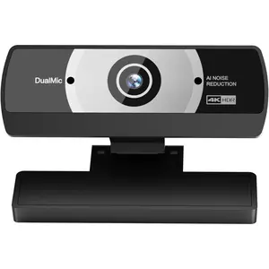 24MP 4K Ultra  Web Camera with Microphone, USB  Camera for PC, Laptop, , Plug and Play Desktop Web Cam for Streaming, Zoom, Teams, 4K Webcam with Auto Light Correction & Wide Angle