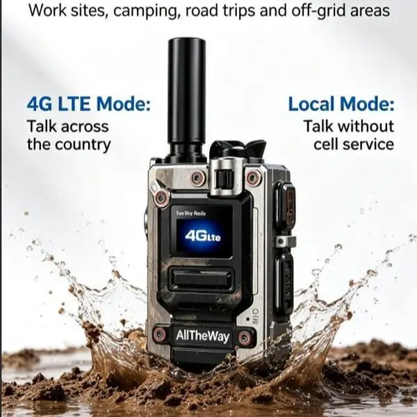 2-Way  Rechargeable Walkie Talkies for Family - No Service Needed Emergency , Ideal for Hikes & Trips to Keep Loved Ones Connected and Safe Dual Band Portable Ham  Transceiver digital radio usb-c programming