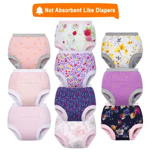 Potty Training Underwear – 10-Pack Soft Cotton Pants with Floral Print for Boys & Girls