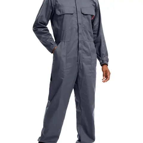 Work Idea Pure Cotton Men's Coverall Relaxed Fit All Season Menswear Uniform
